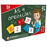 Jogo Infantil Educativo As 4 Operações 54 Peças Pais E Filhos 904