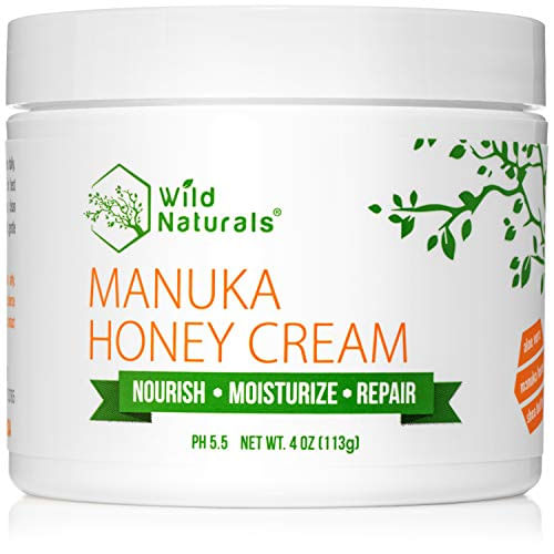 Creme De Mel De Manuka Naturals Selvagens : Loção De Pele Seca Reconfortante, Hidratante Hidratante Diário Para Rosto E Corpo, Aloe Vera