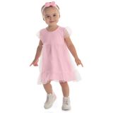 Vestido Infantil Feminino Trick Nick Rosa 8