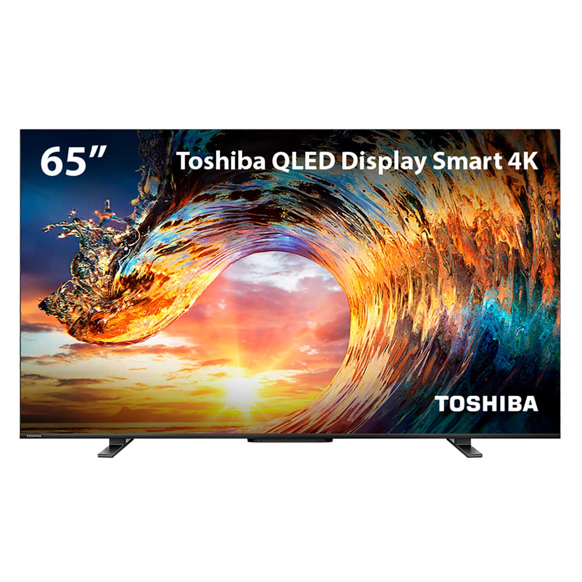Smart Tv Qled 65&apos;&apos; Toshiba TB015M 4k Bluetooth Preta