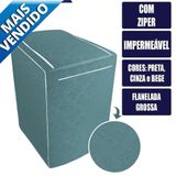 Capa Máquina De Lavar Com Zíper - Tam. G - 8kg Até 18kg - Electrolux Brastemp Consul Lg Panasonic Ge Colomarc - Panami