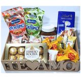 Cesta De Chocolates Dia Dos Namorados Com Bandeja Te Amo