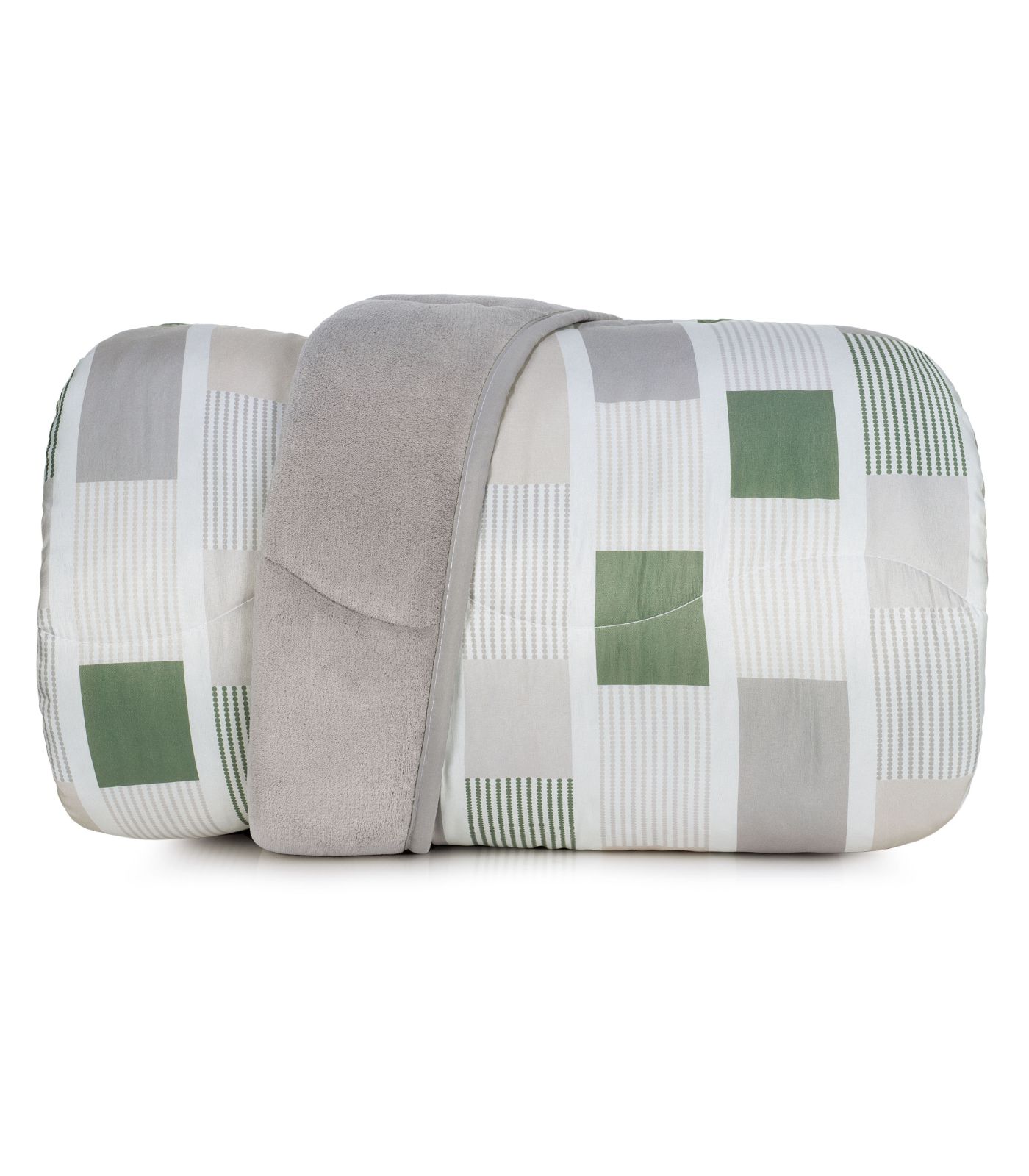 Edredom Blend Confort Casal Altenburg Cinza Un