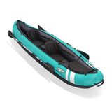 Caiaque Inflável Hydro Force X2 Ventura Verde Par Remos Canoa Bestway