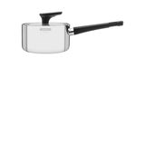 Panela Tramontina Grano Baquelite em Aço Inox com Corpo Triplo Tampa e Cabo de Baquelite 16 cm 1,7 L Tramontina