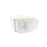 Gaveteiro Modular Empalhável Organizador Multiuso Rattan Plástico Resistente 1 Unidade
