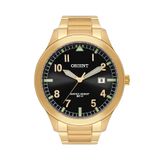 Relógio Masculino Orient Analógico Aço Dourado Mgss1181 P2kx