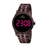 Relógio Feminino Champion Roxo Led Roxo