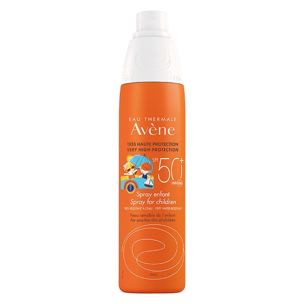 Protetor Solar Avène Solar Spray Infantil Fps 50+ 200ml