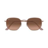 Ray-Ban Hexagonal Rb3548Nl 9069A5 54 Bronze/Marrom Gradiente
