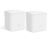 Kit 2 Roteadores Gigabit Wi-Fi Tenda NOVA MW5C Rede Mesh AC1200 Mbps Dual Band 2.4Ghz 5.0Ghz Bivolt