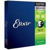 Jogo De Cordas Elixir Optiweb Guitarra 09 046 Custom L 19027