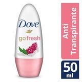 Desodorante Antitranspirante Dove Go Fresh Romã E Verbena Roll-on Com 50ml