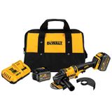 Esmerilhadeira Angular à Bateria 60V Dewalt Flexvolt 4.1/2' / 5' - 1700W - DCG414T2 DCG414T2-B2 - 220V