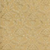 Papel de parede Damask Caramelo com Dourado