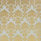 Papel de parede Damask Prata com Dourado