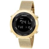 Relógio Champion Feminino Digital Ch48028U Dourado Negativo