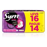 Absorvente Sym Com Abas Suave 16 Unidades