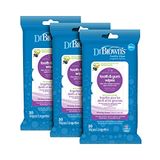 Dr. Brown&#39;s Tooth And Gum Wipes, 30 Count, 3-pack