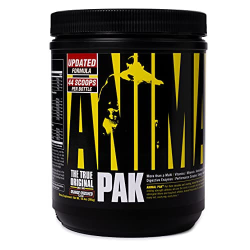 Animal Pak - O Pacote Completo De Treinamento All-in-one - Multivitamin Para Homens, Aminoácidos, Complexo De Desempenho, Zinco E Muito Mai