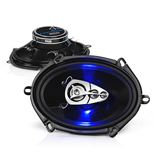 Boss Audio Systems Be5768 Car Speakers - 300 Watts De Potência Por Par E 150 Watts Cada, 5 X 7 Polegadas, Alcance Completo, 3 Way, Vendidos