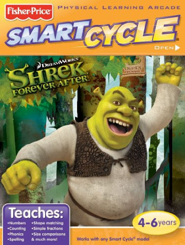 Fisher-price Smart Cycle Versão Antiga Shrek Forever After Software Cartridge