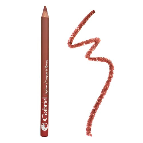 Gabriel Cosmetics Classic Lip Liner (mahogany - Sienna Brown/warm), Lipliner Clássico, Natural, Paraben Free, Vegan, Sem Glúten, Sem Cruel