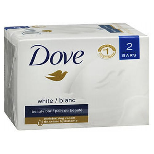 Dove Beauty Bars White 2/4.25 Oz Por Dove