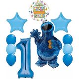 Mayflower Products Sesame Street Cookie Monsters 1º Aniversário De Festas E Decorações De Balões