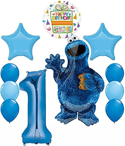 Mayflower Products Sesame Street Cookie Monsters 1º Aniversário De Festas E Decorações De Balões