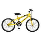 Bicicleta Masculina Ciclone Aro 20 Amarela Master Bike