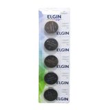 Bateria Moeda Cr2477 3v Pilha Lithium Elgin com 5 Unidades