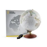 Globo Terrestre Decorativo Iluminado Gold Executive 30cm National Geographic Tecnodidattica