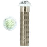 Microfone Shure MX395 W/O Low-Profile Omnidirecional XLR de Superfície Microflex (Branco)