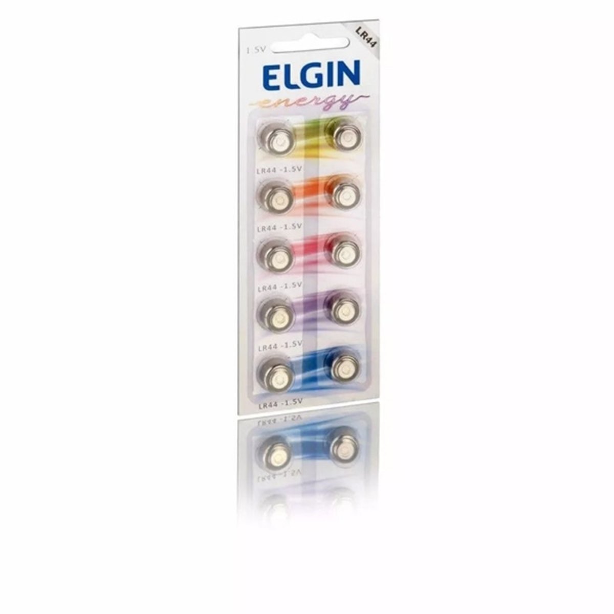 Bateria Elgin Lr44 1.5v Com 10 Unidades Ag13 Lr1154