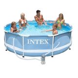 Piscina Estrutural 4.485 Litros Prism Com Filtro 220v - Intex