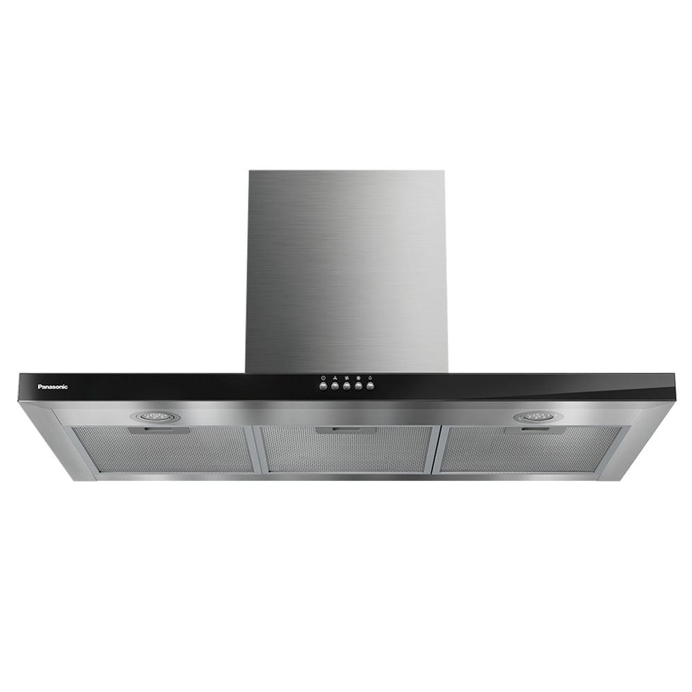 Coifa De Parede Panasonic Com Modo Depurador 90cm Black Glass - Fv-9hsdb2 220v Panasonic