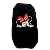 Camiseta Para Cachorro Minnie Preta - Tamanho Eg