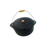 Panela Ferro Fundido Caldeirao Antigo Nº 20 3L 27,5x16cm