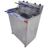 Fritadeira Elétrica Profissional Água E Óleo 16kw Cuba 36l 220v