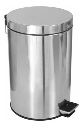 Lixeira Em Aço Inox Com Pedal 12l