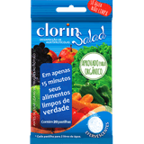 20 Pastilhas Higienizador Limpa Verduras Frutas Clorin Salad