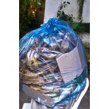 100 Sacos De Lixo 200 Litros Transparente Extra Reforçado