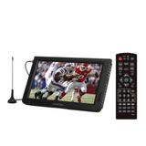 Mini TV Digital Monitor Portátil 12 Polegadas HD HDMI USB AV