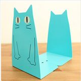Rolled Iron Bookends, Creative Cartoon Cat Bookends, Office