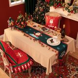 Mesa De Natal À Prova D&#39;água De Algodão E Linho E À Prova De Óleo