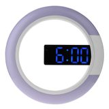 Relógio De Parede Oco Do Espelho Led, Moderno Simples E Criativo