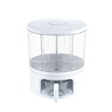 Balde De Arroz Pet+pp, Adequado Para Cozinha Pode Ser Dividido, 360