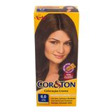 Tintura Creme Cor&amp;ton Niely Louro Escuro 6.0 Mini Kit