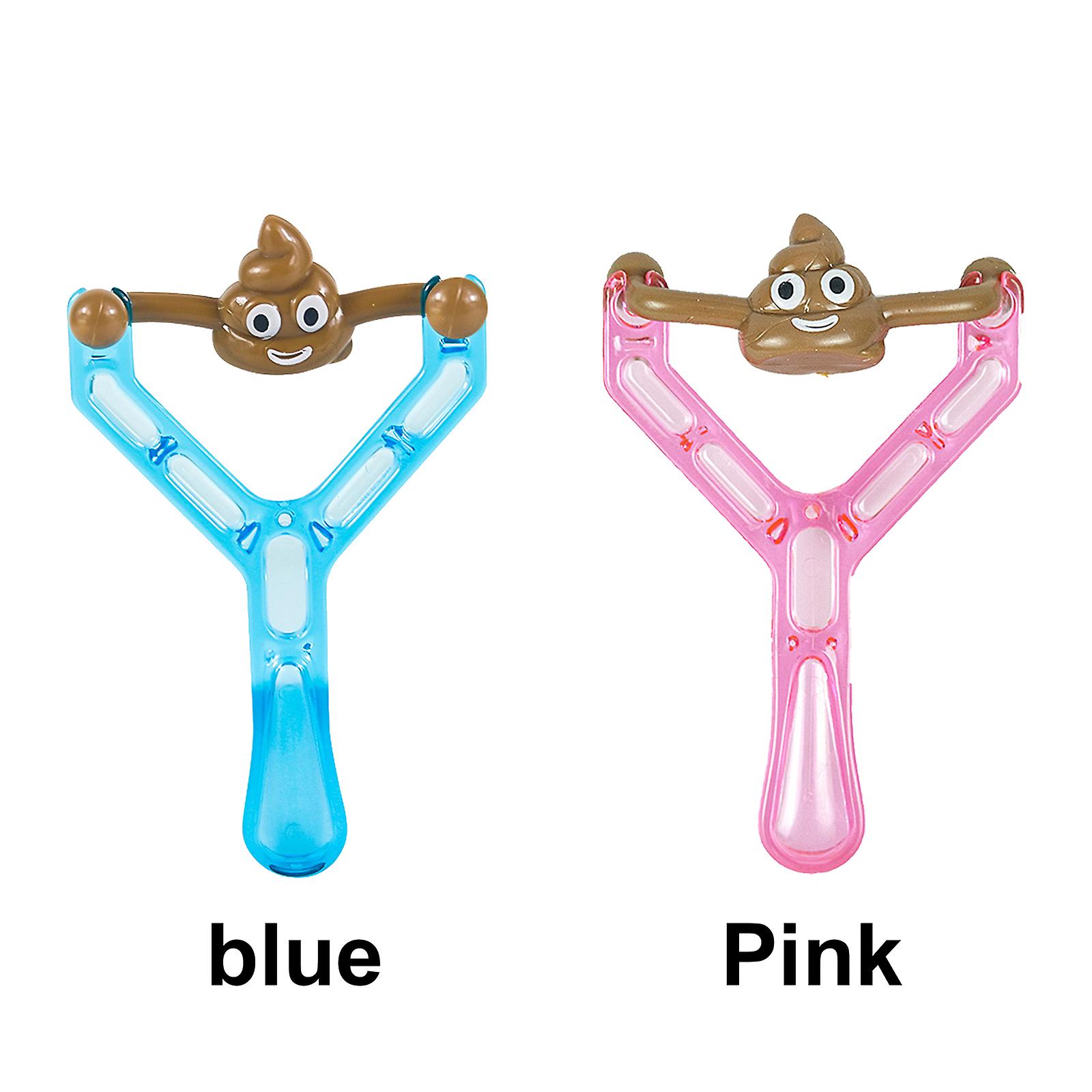 Brinquedo De Estilingue De Cocô - Mini Rubber Slingshot Flying Poop Toys